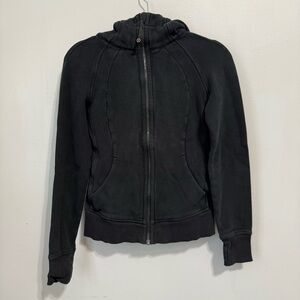 Lululemon Black Zip Up Scuba Jacket Size Small